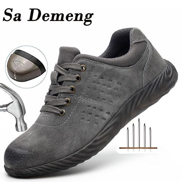 boots men work safety shoes steel toe leather breathable labor insurance tpr puncture proof ankle boot, Black
boots men work safety shoes steel toe leather breathable labor insurance tpr puncture proof ankle boot, Black