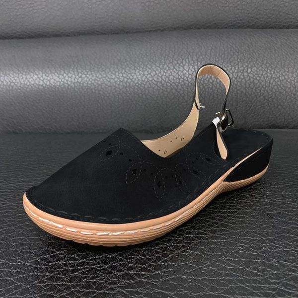 women summer sandals fashion buckle strap solid fringe cover heel flat platform casual ladies plus women's shoes #3, Black
women summer sandals fashion buckle strap solid fringe cover heel flat platform casual ladies plus women's shoes #3, Black