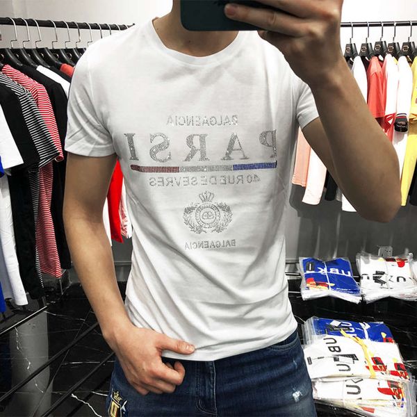 men's t-shirts polo shirt 2021 summer short t-shirt mercerized cotton round ne half sve 0 bri trend fashion slim, White;black
men's t-shirts polo shirt 2021 summer short t-shirt mercerized cotton round ne half sve 0 bri trend fashion slim, White;black