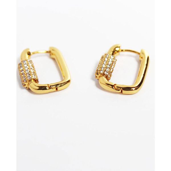 hoop & huggie earrings for women square zircon gold plated filled hoops fashion jewelry 2021 morden woman earring bijouterie female, Golden;silver
hoop & huggie earrings for women square zircon gold plated filled hoops fashion jewelry 2021 morden woman earring bijouterie female, Golden;silver