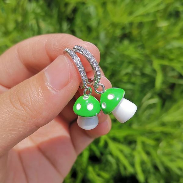 hoop & huggie korean cute candy colors mushroom dangle earrings exquisite rhinestone for women girls party jewelry gift, Golden;silver
hoop & huggie korean cute candy colors mushroom dangle earrings exquisite rhinestone for women girls party jewelry gift, Golden;silver