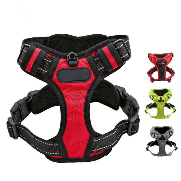 pet reflective nylon dog harness no pull adjustable medium large naughty vest safety vehicular lead walking running collars & leashes
pet reflective nylon dog harness no pull adjustable medium large naughty vest safety vehicular lead walking running collars & leashes