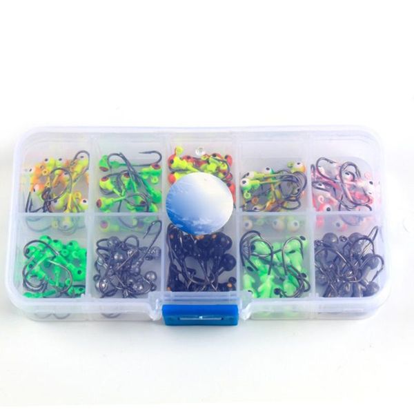 100pcs/box multicolor lead head jigs with single hook pesca accessories stronger air-penetration auto fastener clip hooks other vehicle tool
100pcs/box multicolor lead head jigs with single hook pesca accessories stronger air-penetration auto fastener clip hooks other vehicle tool
