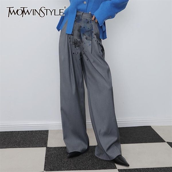 print ruched wide leg pants women high waist casual loose full length trouser for female fashion clothing 210521, Black;white
print ruched wide leg pants women high waist casual loose full length trouser for female fashion clothing 210521, Black;white