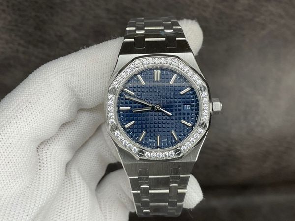 8f women's watch diameter 34 mm with 5800 automatic chain movement sapphire crystal glass mirror fine steel band waterproof function, Slivery;brown
8f women's watch diameter 34 mm with 5800 automatic chain movement sapphire crystal glass mirror fine steel band waterproof function, Slivery;brown