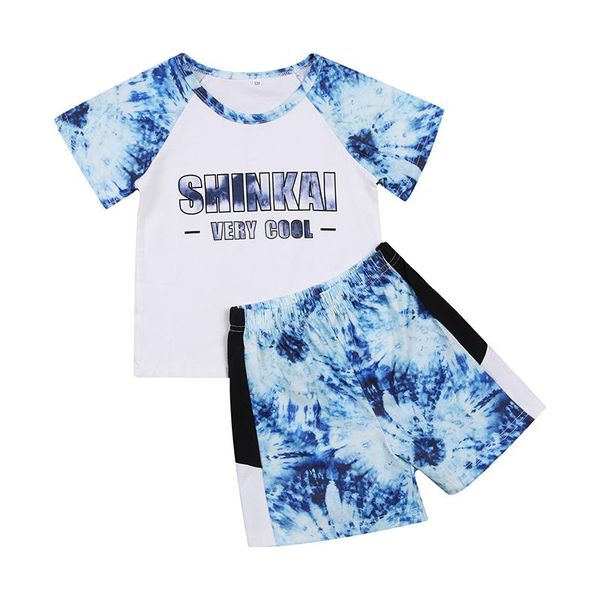 clothing sets 1-6t kids boys clothes suit two piece set children's tie dye stitching t-shirt elastic waist shorts for baby toddler summ, White
clothing sets 1-6t kids boys clothes suit two piece set children's tie dye stitching t-shirt elastic waist shorts for baby toddler summ, White