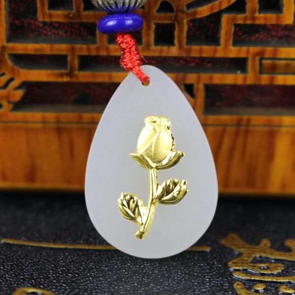 lockets natural hetian jade necklace pendant men women 24k gold rose flower water drop pendats for couple lovers find jewelry, Silver
lockets natural hetian jade necklace pendant men women 24k gold rose flower water drop pendats for couple lovers find jewelry, Silver