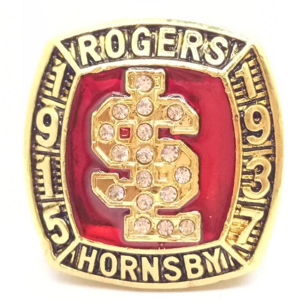 1915 1937 rogers hornsby hall of fame world ring of honor memorial collection customizable, Silver
1915 1937 rogers hornsby hall of fame world ring of honor memorial collection customizable, Silver