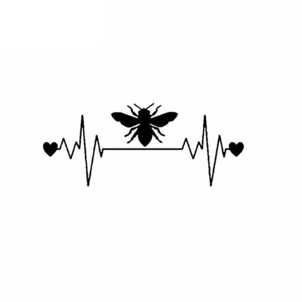 bee lifeline heartbeat car decal window decal applicable to various models black/white, 13cm*5cm
bee lifeline heartbeat car decal window decal applicable to various models black/white, 13cm*5cm