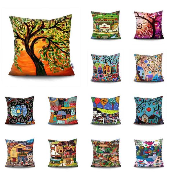 cushion/decorative pillow hand-painted american country sofa cushion cover color cities throw home decoration decorative pillowcase
cushion/decorative pillow hand-painted american country sofa cushion cover color cities throw home decoration decorative pillowcase