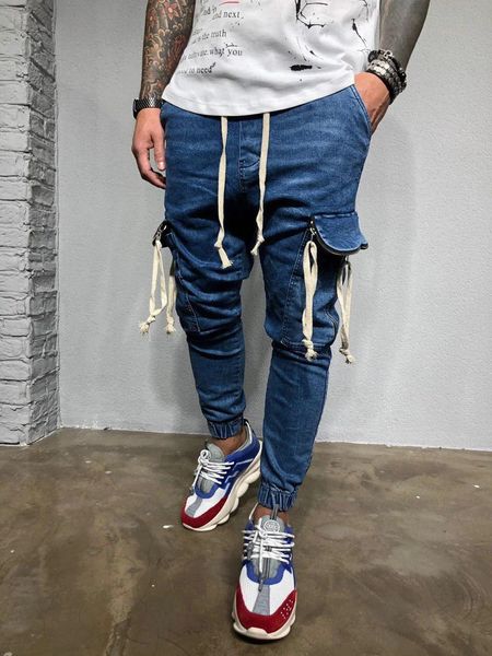 classic style men brand jeans mens jeans casual running zipper stylish slim jeans pants joggers masculino styles sizes, Blue
classic style men brand jeans mens jeans casual running zipper stylish slim jeans pants joggers masculino styles sizes, Blue