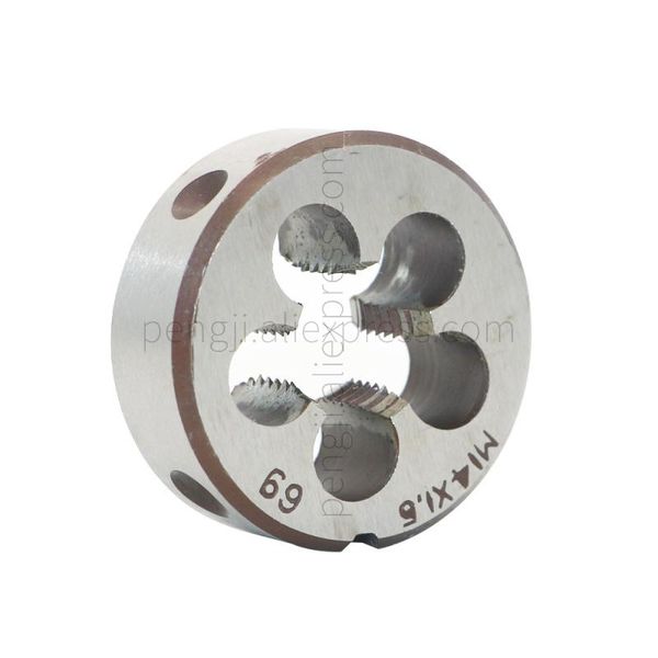 14mm x 1.5 metric right hand round die, machine thread die m14 1.5mm pitch for mold machining, alloy steel material. tools
14mm x 1.5 metric right hand round die, machine thread die m14 1.5mm pitch for mold machining, alloy steel material. tools