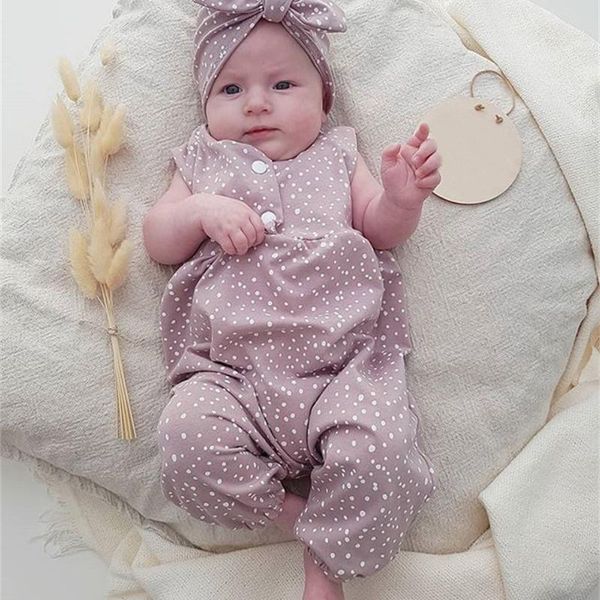 jumpsuits jumpsuit for kids born infant baby boys girls sleeveless polka dot headbands clothes pour nouveaux nés, Blue
jumpsuits jumpsuit for kids born infant baby boys girls sleeveless polka dot headbands clothes pour nouveaux nés, Blue