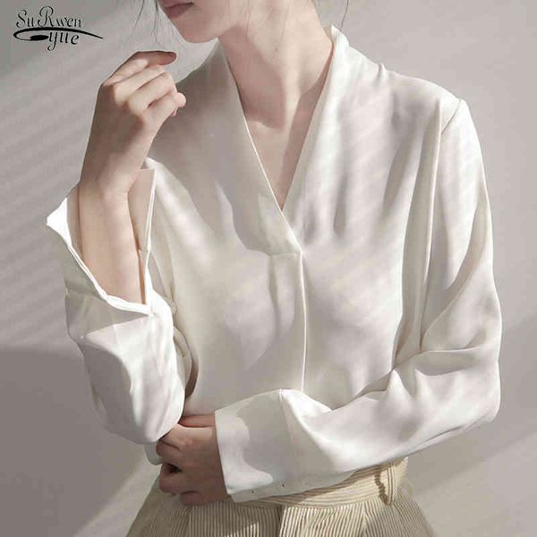 spring autumn office lady chiffon shirts women white blouse and long sleeve v neck vintage female clothing 12609 210521
spring autumn office lady chiffon shirts women white blouse and long sleeve v neck vintage female clothing 12609 210521