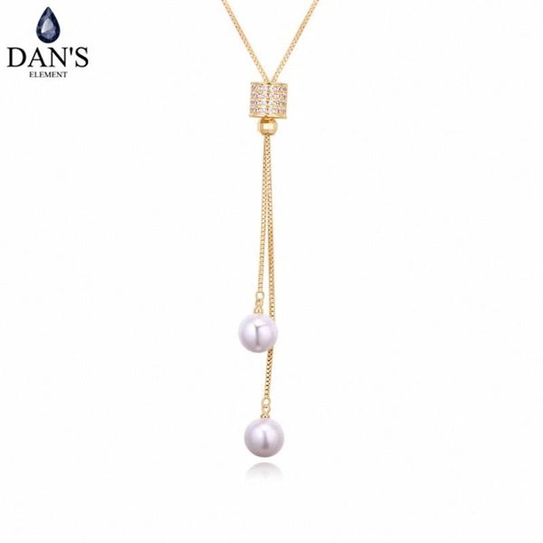 pendant necklaces dan's zirconia micro inlays fashion pearl tassel 3 color necklace for women valentine's gift 130389, Silver
pendant necklaces dan's zirconia micro inlays fashion pearl tassel 3 color necklace for women valentine's gift 130389, Silver