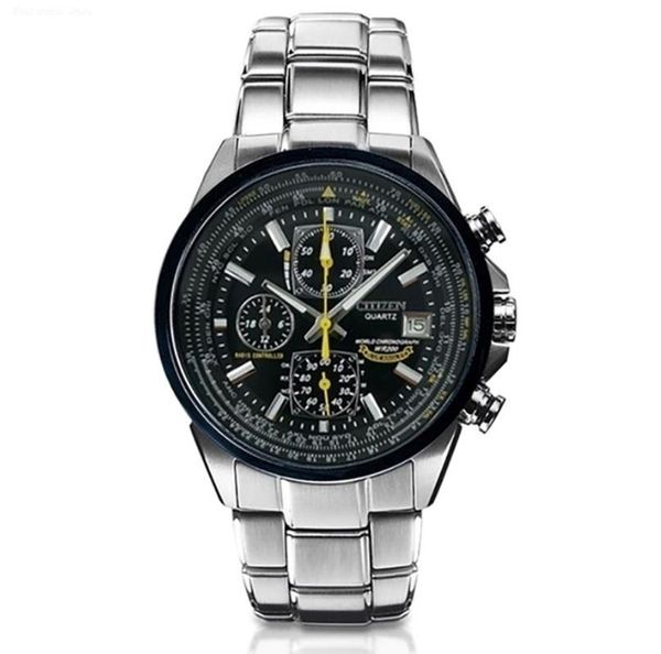 wristwatches luxury man japan brand quartz watches business casual steel/leather band watch men's blue world chronograph wristwatch, Slivery;brown
wristwatches luxury man japan brand quartz watches business casual steel/leather band watch men's blue world chronograph wristwatch, Slivery;brown