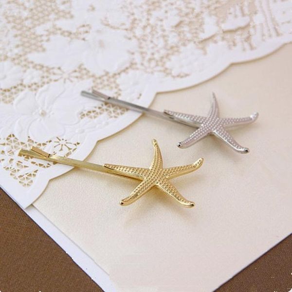 hair clips & barrettes korean version of the retro metal shell hairpin mermaid starfish side clip (single price), Golden;silver
hair clips & barrettes korean version of the retro metal shell hairpin mermaid starfish side clip (single price), Golden;silver