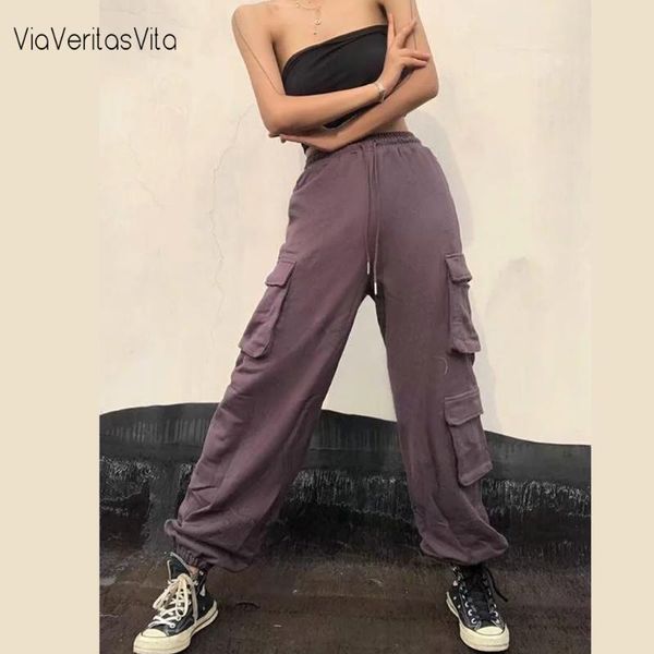 women's pants & capris joggers wide leg sweatpants women trousers high waist cargo streetwear big pocket harem pant casual femme fall z, Black;white
women's pants & capris joggers wide leg sweatpants women trousers high waist cargo streetwear big pocket harem pant casual femme fall z, Black;white
