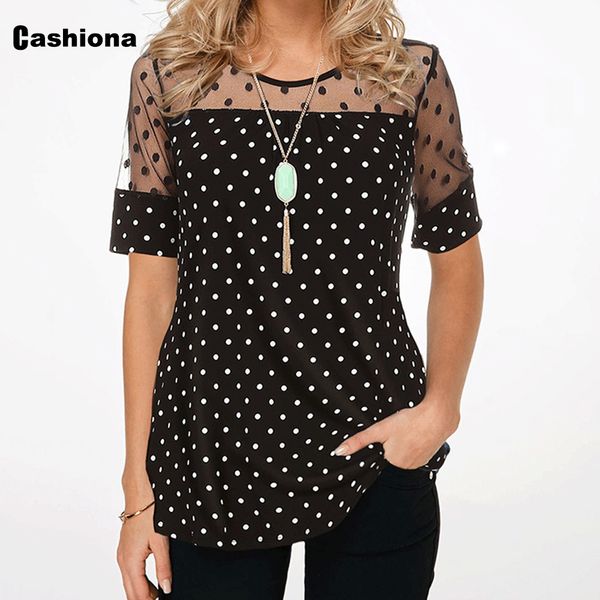 women summer mesh patchwork o-neck big size 5xl tunic 2021 casual short sleeve dot print loose oversize tees shirt feminina, White
women summer mesh patchwork o-neck big size 5xl tunic 2021 casual short sleeve dot print loose oversize tees shirt feminina, White