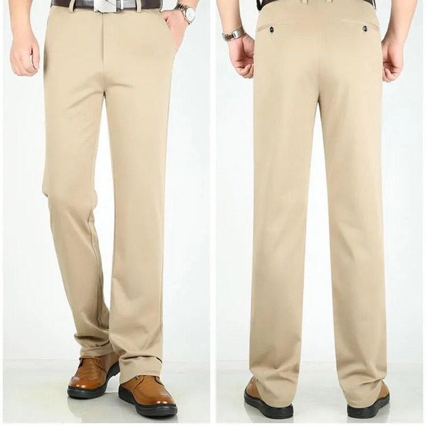 men's pants business casual 9 colors straight brand design stretch wrinkle-resistant classic style male trousers, Black
men's pants business casual 9 colors straight brand design stretch wrinkle-resistant classic style male trousers, Black