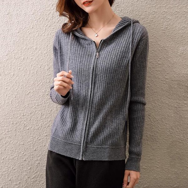 women's knits & tees women casual hoodies zipper cardigan solid hooded coat autumn winter warm wool sweater lady sweatshirts, White
women's knits & tees women casual hoodies zipper cardigan solid hooded coat autumn winter warm wool sweater lady sweatshirts, White