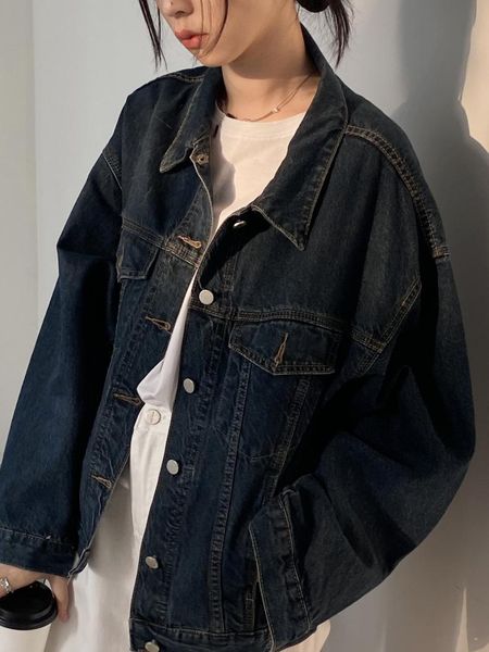 women's jackets korean fashionable autumn age-reducing fried street washed denim jacket retro single-breasted blouse, Black;brown
women's jackets korean fashionable autumn age-reducing fried street washed denim jacket retro single-breasted blouse, Black;brown