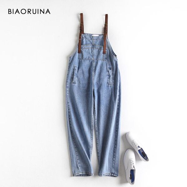 women's jeans biaoruina washing blue adjustable strap fashion denim overalls female high waist ankle-length casual streetwear
women's jeans biaoruina washing blue adjustable strap fashion denim overalls female high waist ankle-length casual streetwear