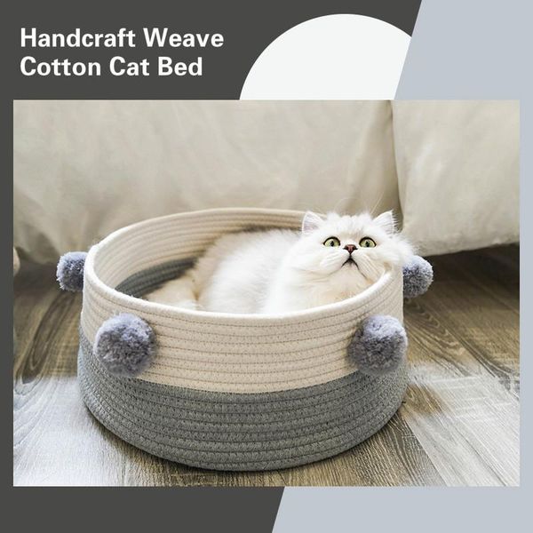 cat beds & furniture cylindrical bed house handcraft weave cotton mat with toy fluff ball soft dog basket washable pet cushion supplies
cat beds & furniture cylindrical bed house handcraft weave cotton mat with toy fluff ball soft dog basket washable pet cushion supplies