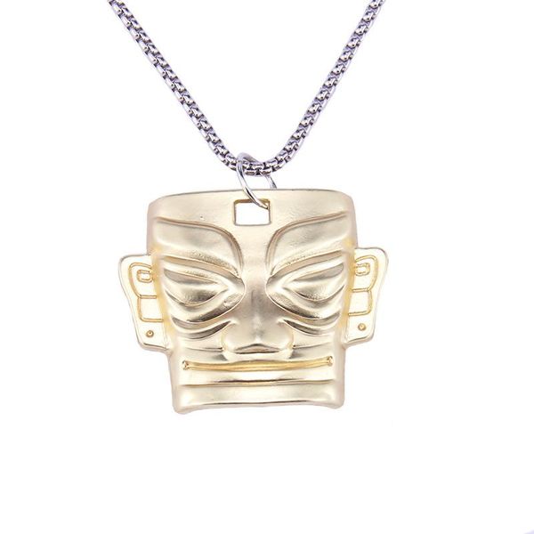 wishcard retro men's mask pendant necklace fashion golden temperament stainless steel accessories party jewelry gifts for friend neckla, Silver
wishcard retro men's mask pendant necklace fashion golden temperament stainless steel accessories party jewelry gifts for friend neckla, Silver