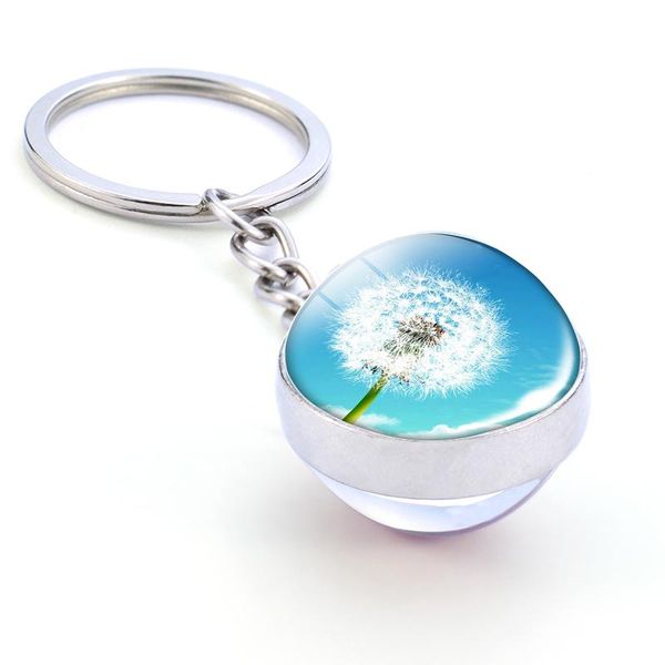 keychains flowers jewelry dandelion pattern double side glass cabochon pendent keychain fashion ball keyring, Silver
keychains flowers jewelry dandelion pattern double side glass cabochon pendent keychain fashion ball keyring, Silver