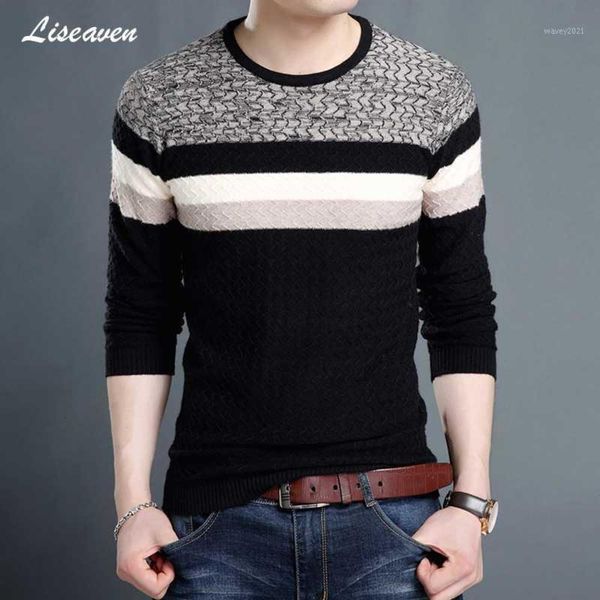 liseaven sweaters o-neck brand men's clothing slim fit pullovers men knitwear1 qzha, White;black
liseaven sweaters o-neck brand men's clothing slim fit pullovers men knitwear1 qzha, White;black
