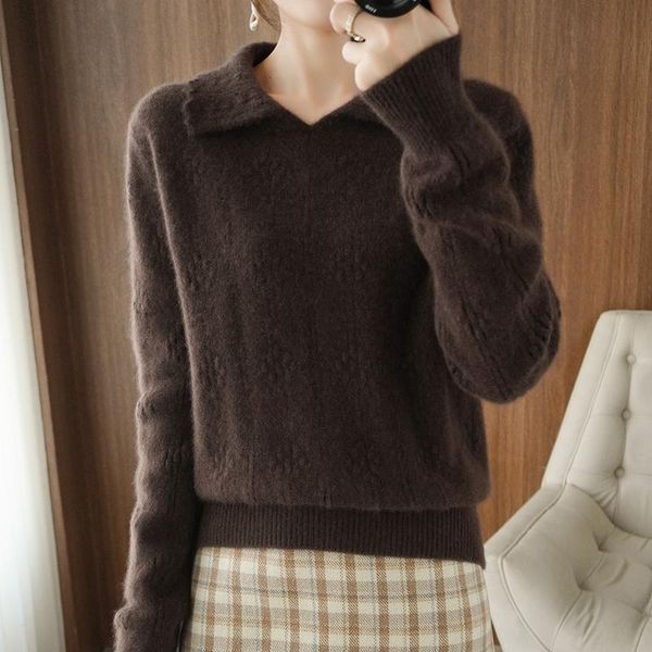 women's sweaters lafarvie wool winter clothing camiseta manga larga mujer knit sweater for women fashion oversized collar female j, White;black
women's sweaters lafarvie wool winter clothing camiseta manga larga mujer knit sweater for women fashion oversized collar female j, White;black