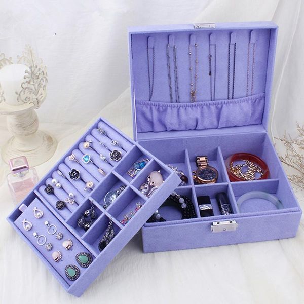 women's jewelry box multifunctional korean version storage flannel drawer type multi-layer large capacit boxes & bins
women's jewelry box multifunctional korean version storage flannel drawer type multi-layer large capacit boxes & bins