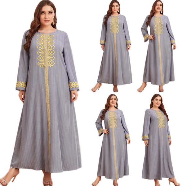 ethnic clothing plus size women casual loose long dress embroidery turkish middle east dubai kaftan abaya muslim islamic fashion, Red
ethnic clothing plus size women casual loose long dress embroidery turkish middle east dubai kaftan abaya muslim islamic fashion, Red