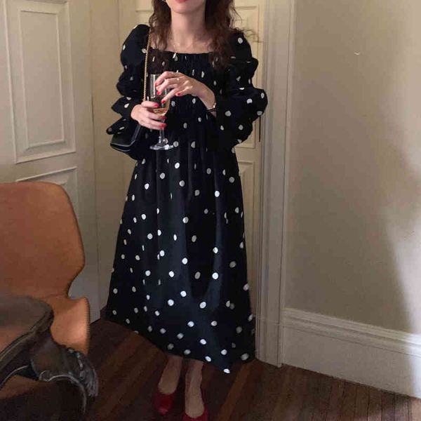 women dot pleated ruffles dress square collar long sleeve loose fit fashion casual spring summer 16f0751 210510, Black;gray
women dot pleated ruffles dress square collar long sleeve loose fit fashion casual spring summer 16f0751 210510, Black;gray