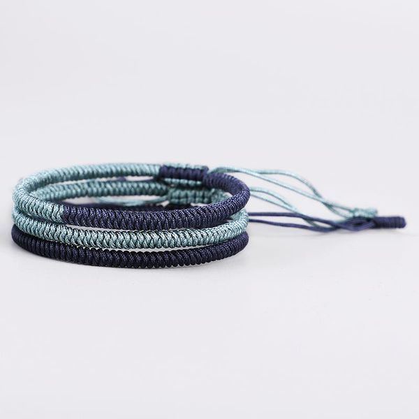 link, chain 3pcs\set handmade tibetan buddhist lucky knots rope bracelets buddhism braided bangle size adjustable for women, Black
link, chain 3pcs\set handmade tibetan buddhist lucky knots rope bracelets buddhism braided bangle size adjustable for women, Black