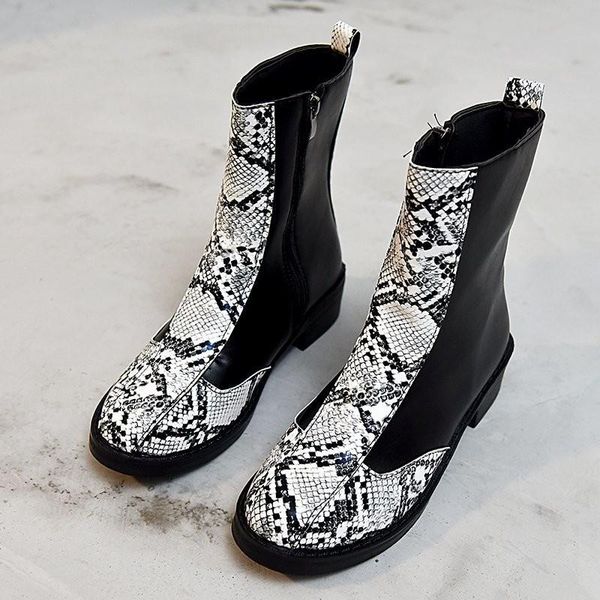 boots 2021 motorcycle western women animal snake pattern pu leather high heels cowgirl booties ankle botas shoes zipper, Black
boots 2021 motorcycle western women animal snake pattern pu leather high heels cowgirl booties ankle botas shoes zipper, Black