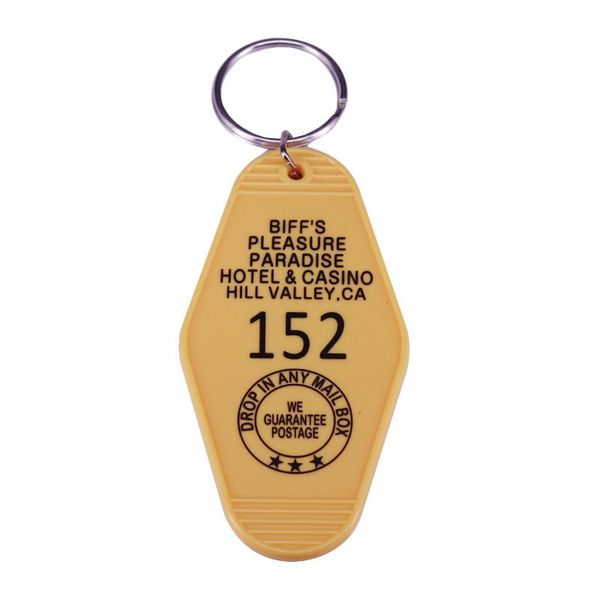 keychains back to the future retro motel key fob #152 biff's pleasure paradise tag luckiest el keyring keychain, Silver
keychains back to the future retro motel key fob #152 biff's pleasure paradise tag luckiest el keyring keychain, Silver