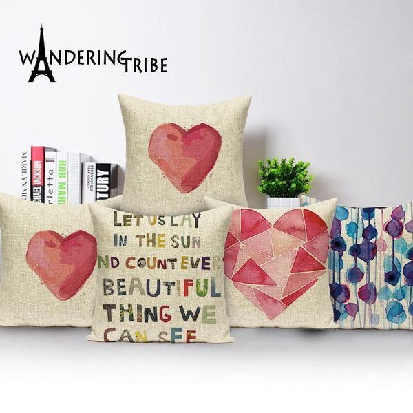cotton linen cushion geometric hand painted watercolor pillow pink pillowcase on sofa for home decoration cushion/decorative
cotton linen cushion geometric hand painted watercolor pillow pink pillowcase on sofa for home decoration cushion/decorative