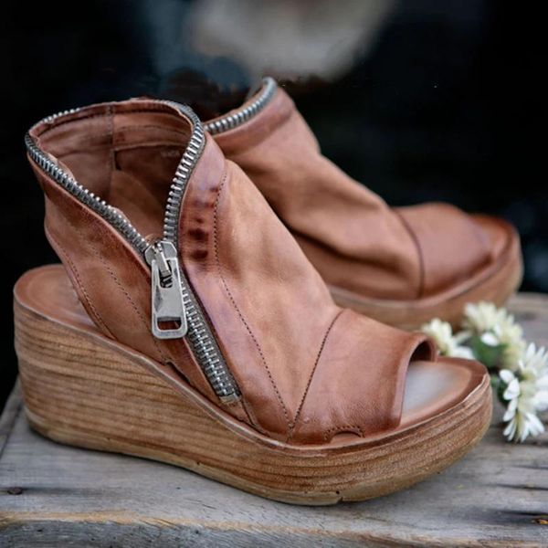 sandals wedges women summer retro peep toe platform buckle zipper thick bottom ladies fashion shoes 2021, Black
sandals wedges women summer retro peep toe platform buckle zipper thick bottom ladies fashion shoes 2021, Black