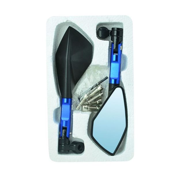 motorcycle mirrors 1 pair universal aluminum rear view black handle bar end side rearview cnc penta mirror
motorcycle mirrors 1 pair universal aluminum rear view black handle bar end side rearview cnc penta mirror
