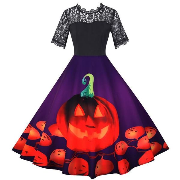 casual dresses hillsionly plus size fashion women vintage short sleeve pumpkins halloween 1950s housewife evening party prom costume dress, Black;gray
casual dresses hillsionly plus size fashion women vintage short sleeve pumpkins halloween 1950s housewife evening party prom costume dress, Black;gray