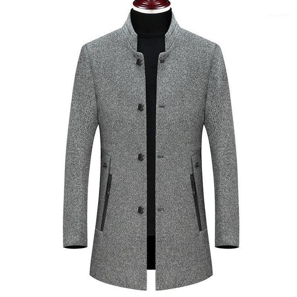 men's trench coats winter warm solid color long jacket fashion wool coat single breasted business casual overcoat drop, Tan;black
men's trench coats winter warm solid color long jacket fashion wool coat single breasted business casual overcoat drop, Tan;black