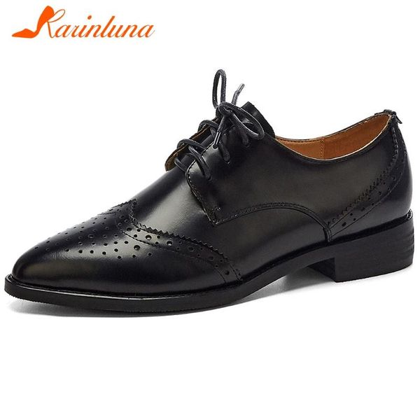 dress shoes karin ladies ol pointed toe pumps casual lace-up low heel women daily mature genuine leather, Black
dress shoes karin ladies ol pointed toe pumps casual lace-up low heel women daily mature genuine leather, Black