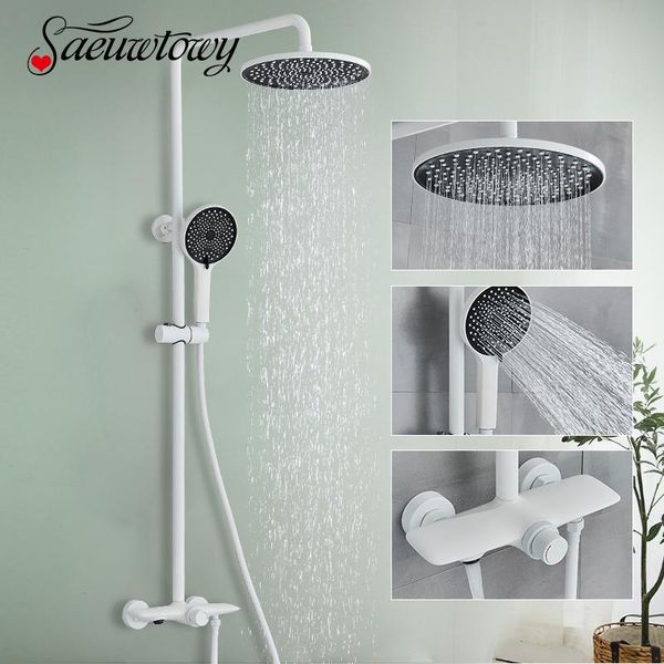 bathroom shower sets white faucet set rainfall 3 ways rotary switch kit luxurious mixer tap with bath tub spout
bathroom shower sets white faucet set rainfall 3 ways rotary switch kit luxurious mixer tap with bath tub spout