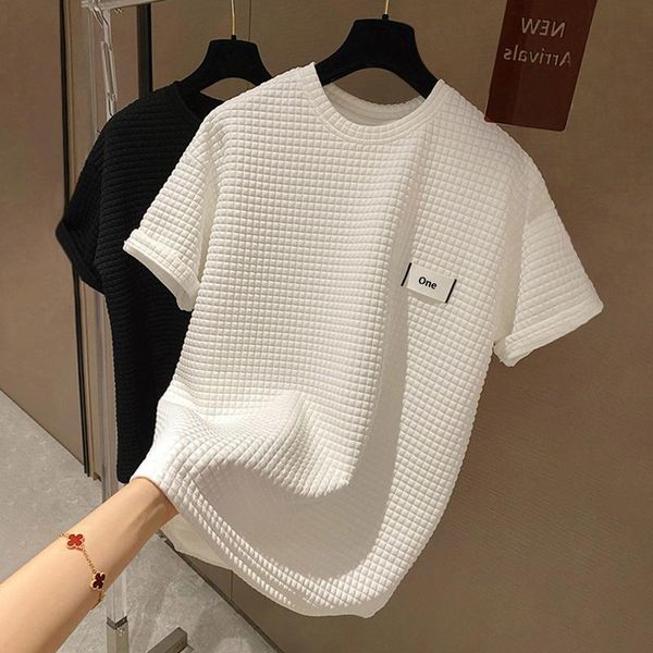 women's t-shirt 2021 summer t shirt women black white casual short sleeve woman tshirts plus size clothing my2347 
women's t-shirt 2021 summer t shirt women black white casual short sleeve woman tshirts plus size clothing my2347