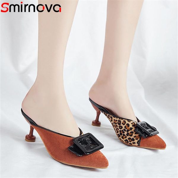 dress shoes smirnova 2021 arrival women pumps flock leopard summer mules bowknot thin high heels party wedding woman, Black
dress shoes smirnova 2021 arrival women pumps flock leopard summer mules bowknot thin high heels party wedding woman, Black