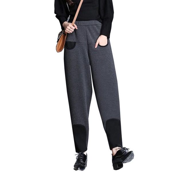 women's pants & capris arrival autumn winter women elastic waist loose ankle-length double pocket thick warm casual harem plus size, Black;white
women's pants & capris arrival autumn winter women elastic waist loose ankle-length double pocket thick warm casual harem plus size, Black;white