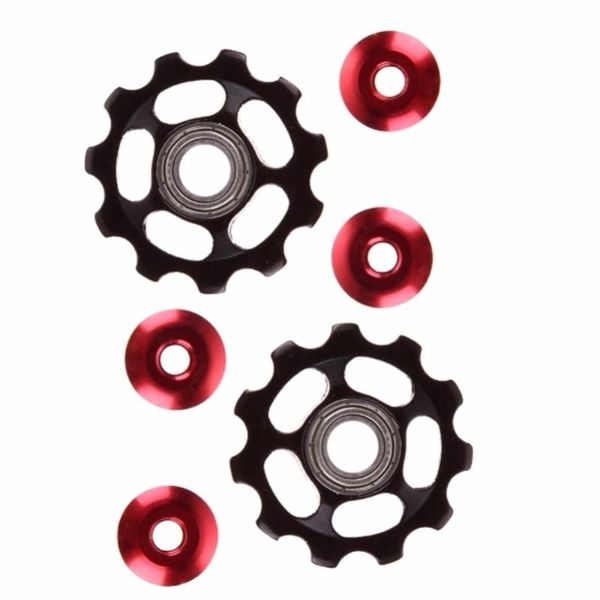 bike derailleurs 2pcs 11t ultralight cycling jockey wheel rear derailleur pulleys aluminum alloy outdoor mtb bearing pulley bicycle parts
bike derailleurs 2pcs 11t ultralight cycling jockey wheel rear derailleur pulleys aluminum alloy outdoor mtb bearing pulley bicycle parts