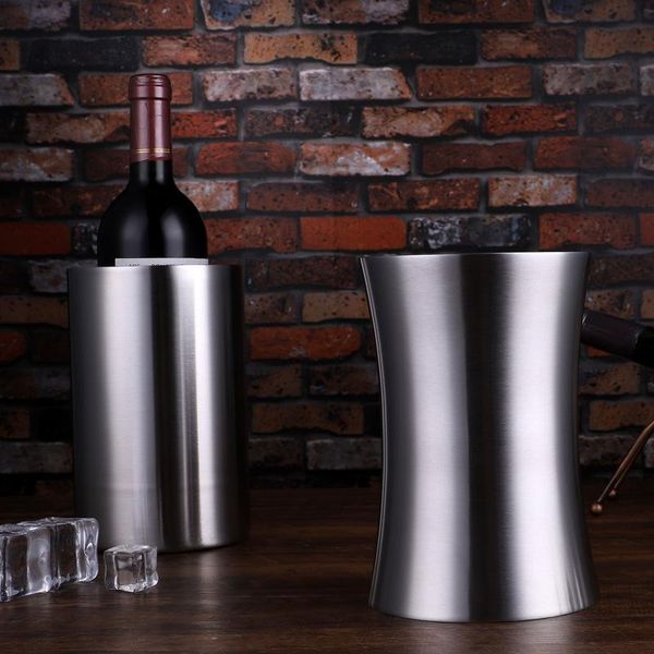 ice buckets and coolers stainless steel cube container double walled bucket wine champagne waist barrel bar products
ice buckets and coolers stainless steel cube container double walled bucket wine champagne waist barrel bar products